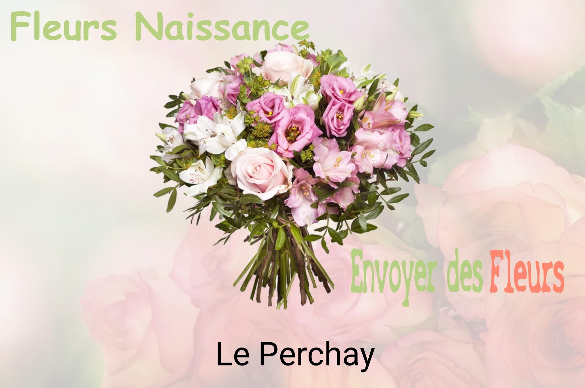 Bouquet de fleurs de naissance livré à Le Perchay